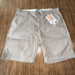 Free‎ Planet Chino Shorts Men's 34 Stretch Flat Front Atmosphere Walking Tennis